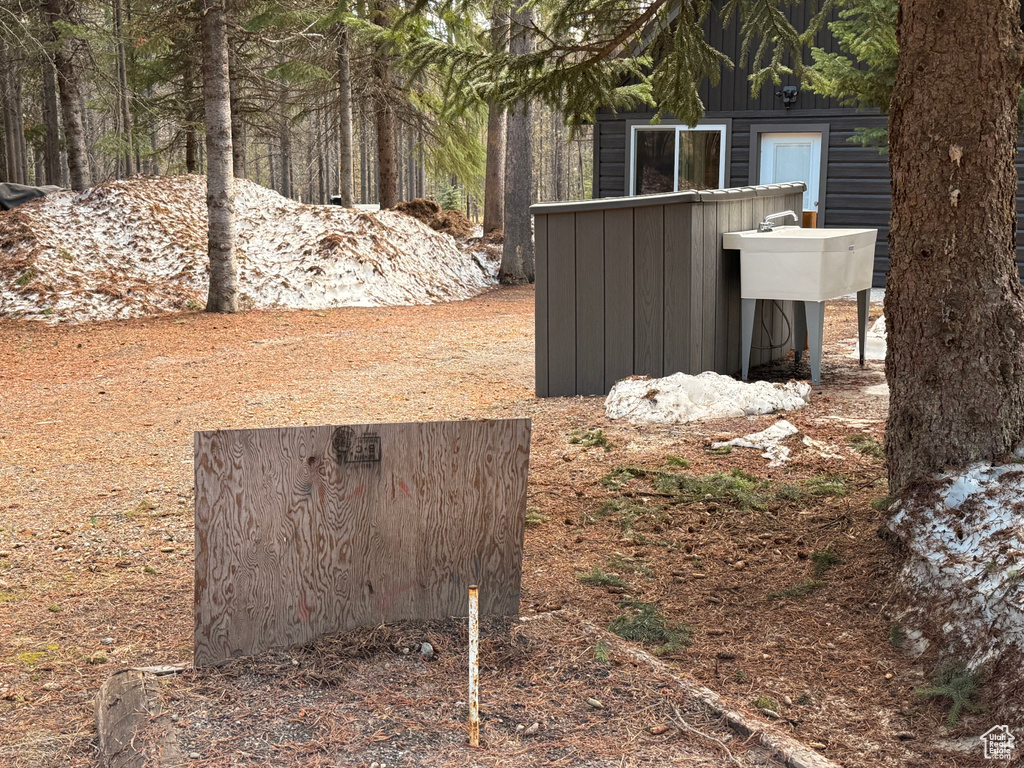 View of yard