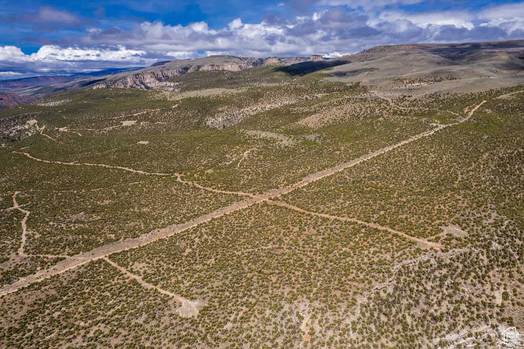 Aerial view of mountains