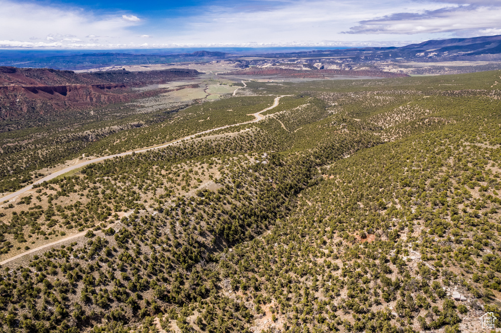 Drone / aerial view of mountains