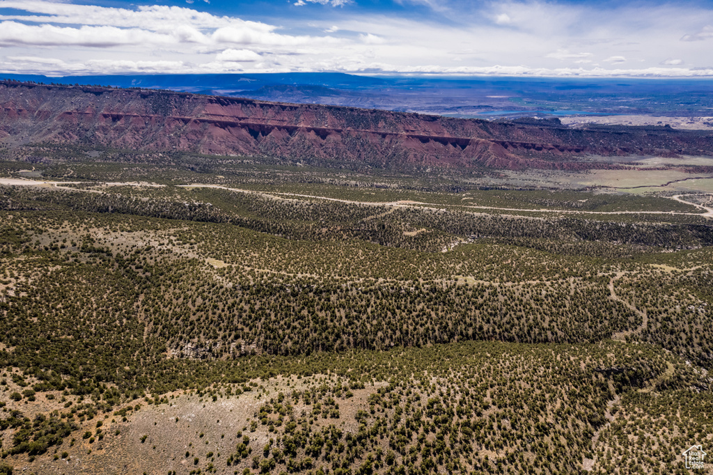 Aerial view of mountains