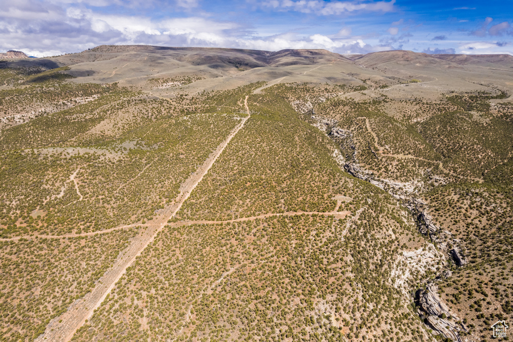 Aerial view of mountains