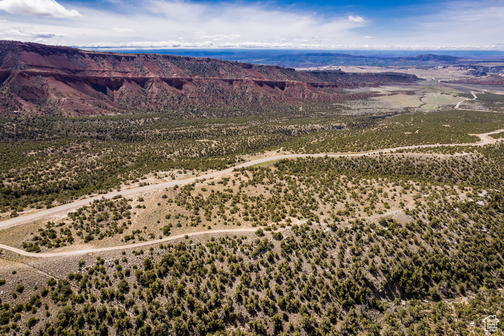 Bird's eye view of mountains