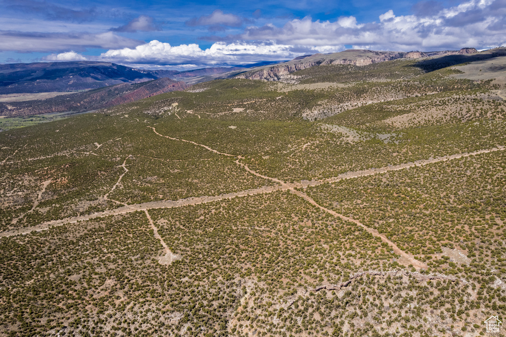 Drone / aerial view of mountains
