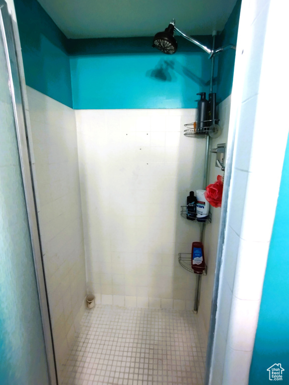 Full bath with a stall shower