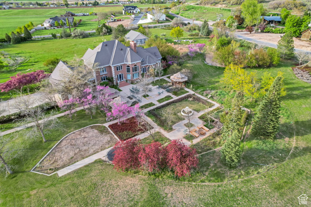 View from above of property