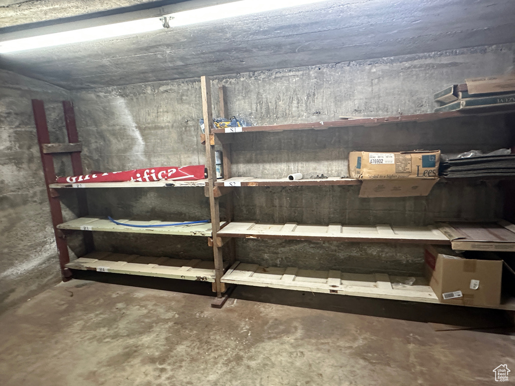 View of storage room
