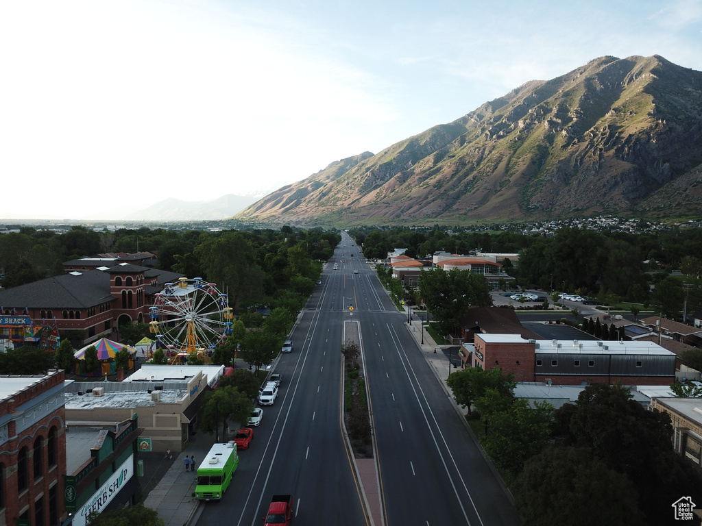 View of mountain background
