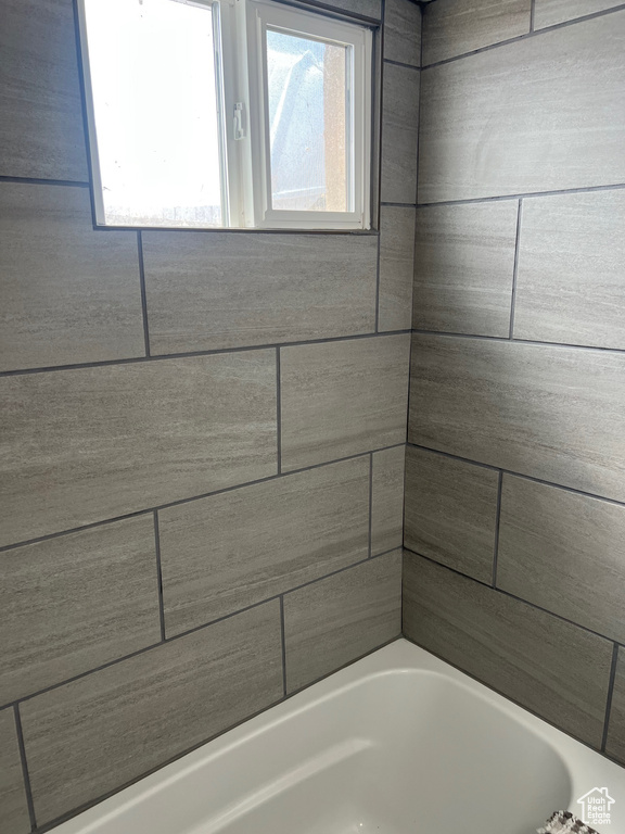 Bathroom with a tub