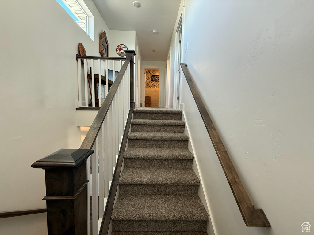 View of stairway