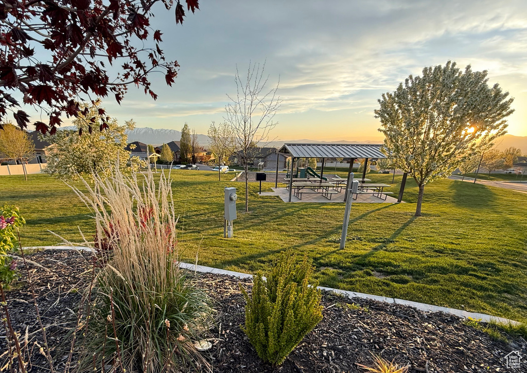 Surrounding community featuring a yard