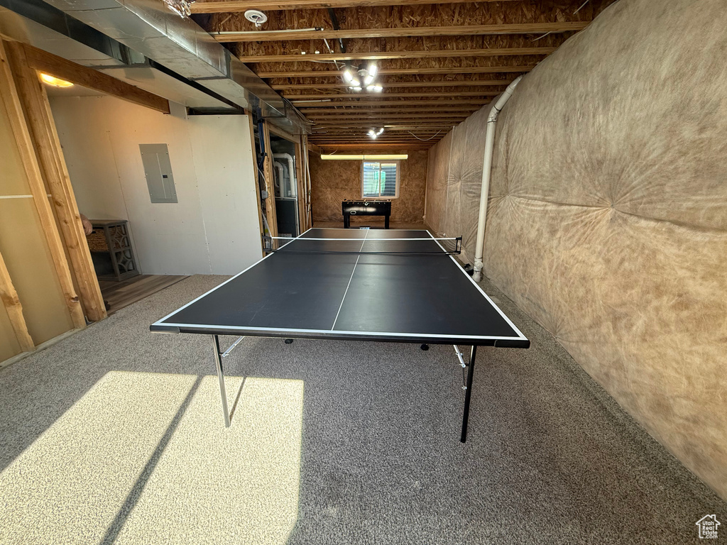Playroom with electric panel