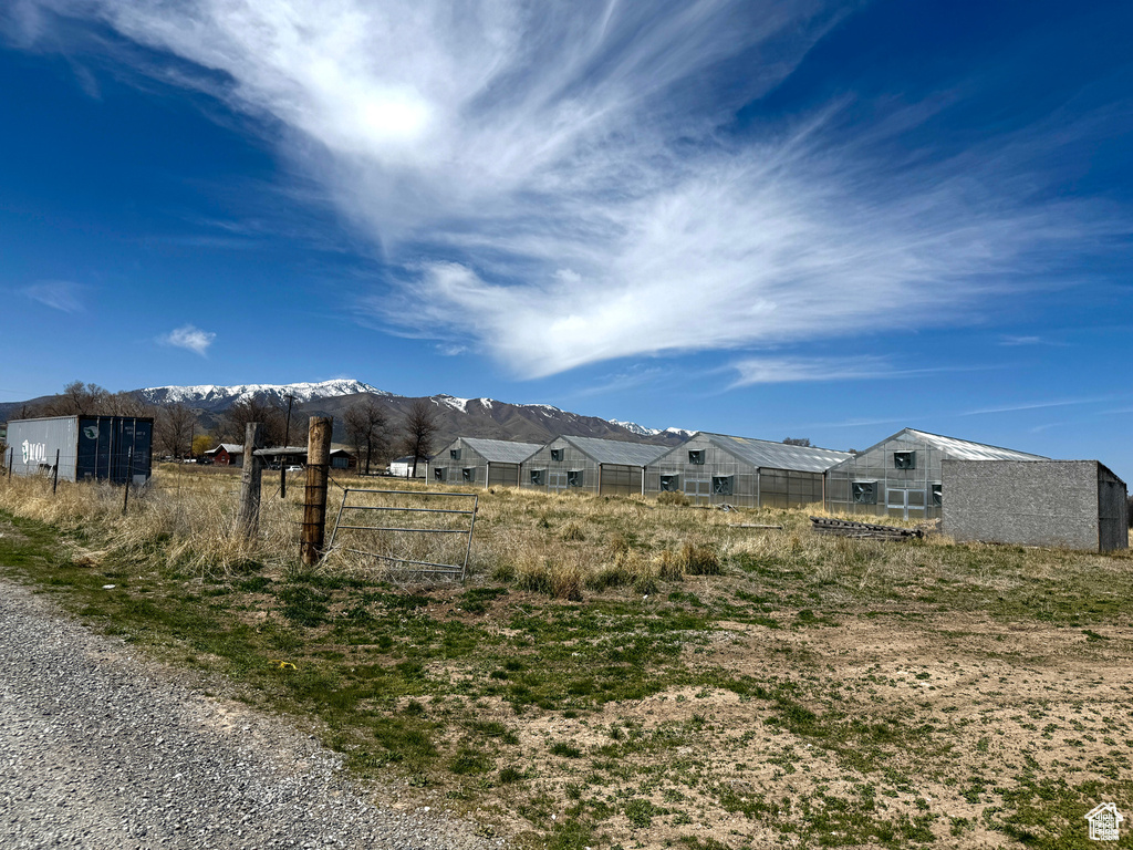 View of mountain background