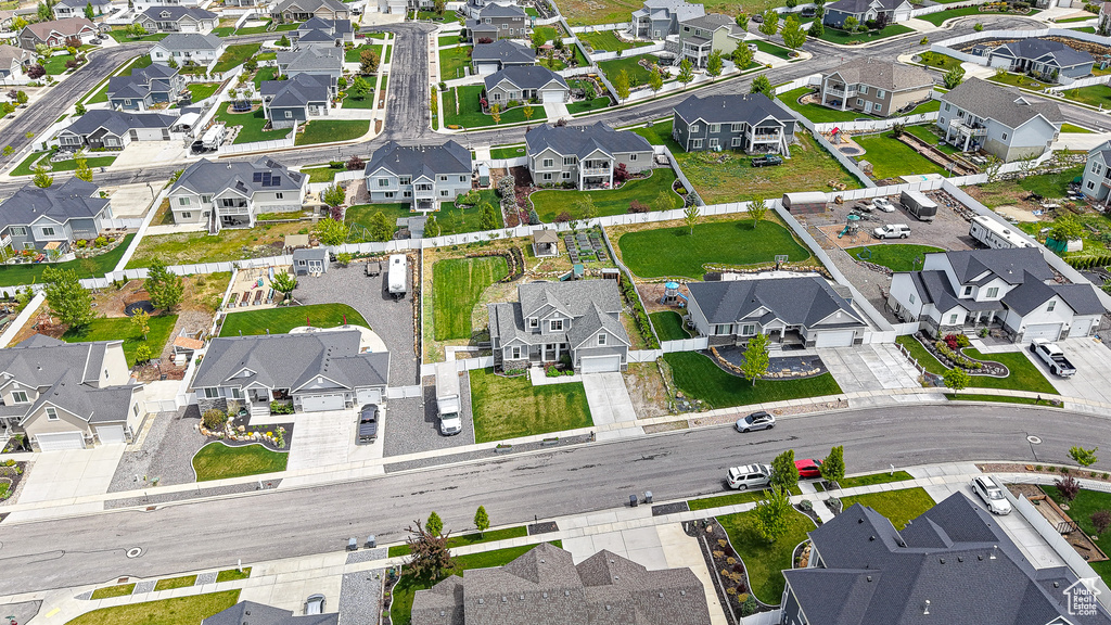 Aerial overview of property\\\\\\\'s location featuring nearby suburban area