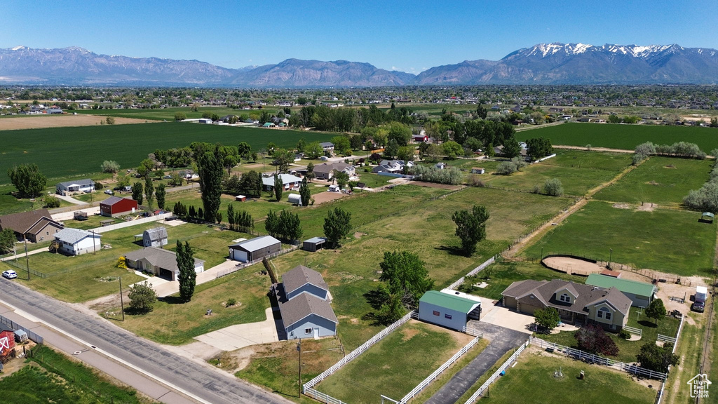 Drone / aerial view of mountains