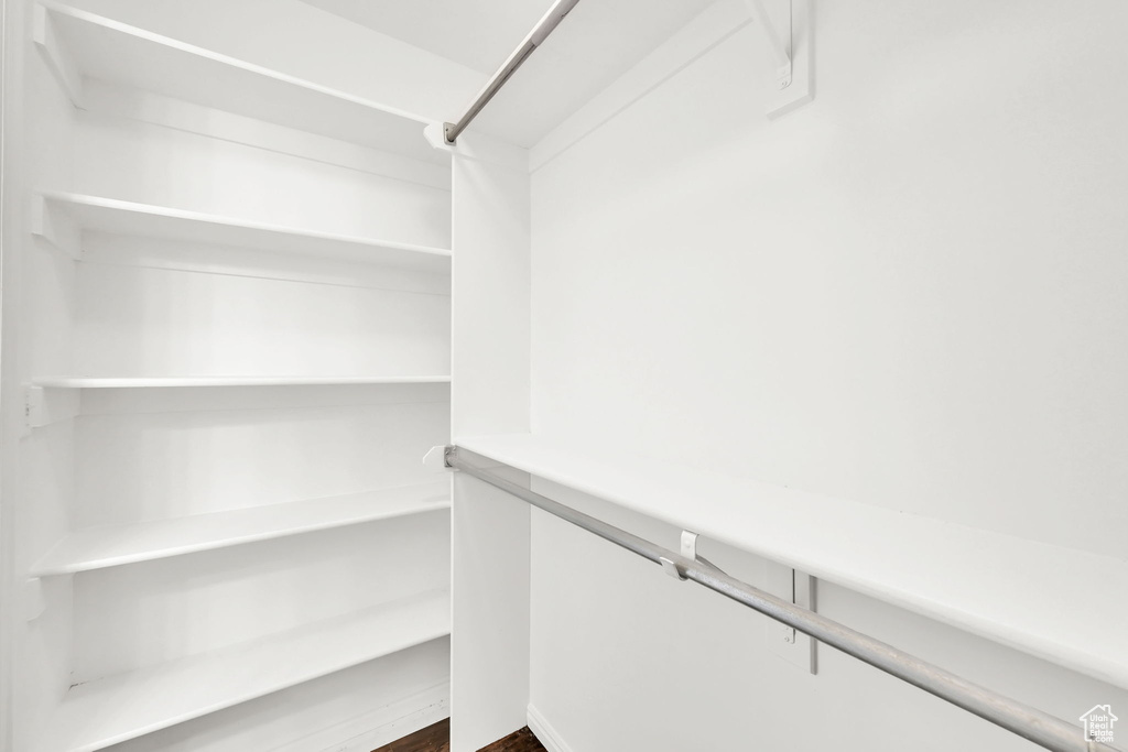 View of spacious closet