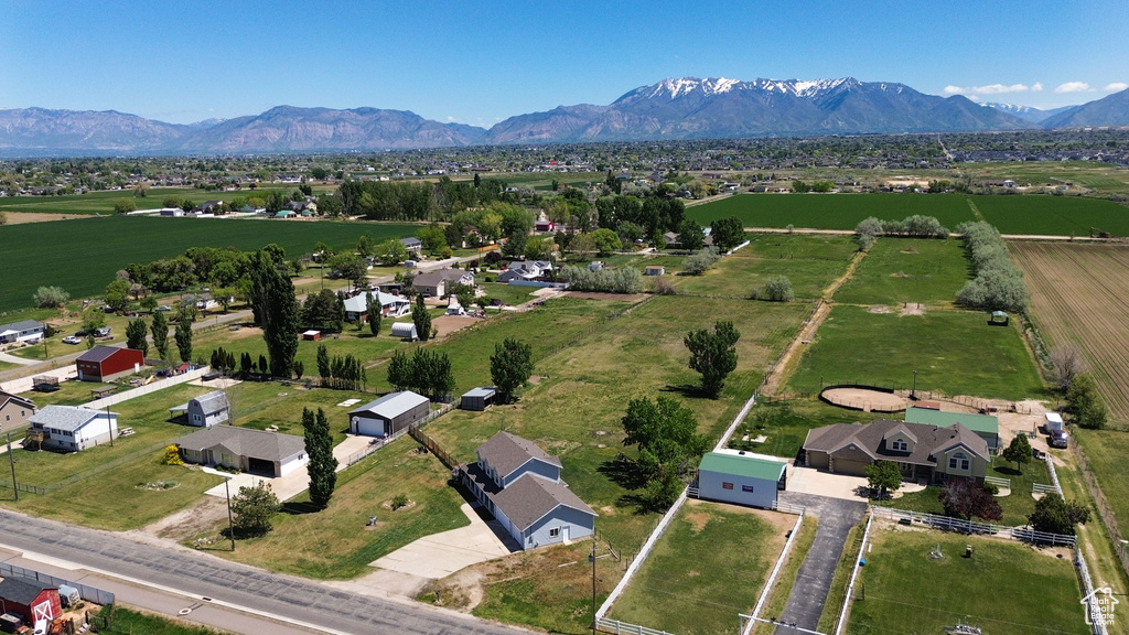 Drone / aerial view of mountains