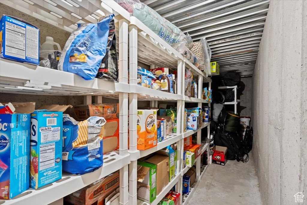 View of storage room