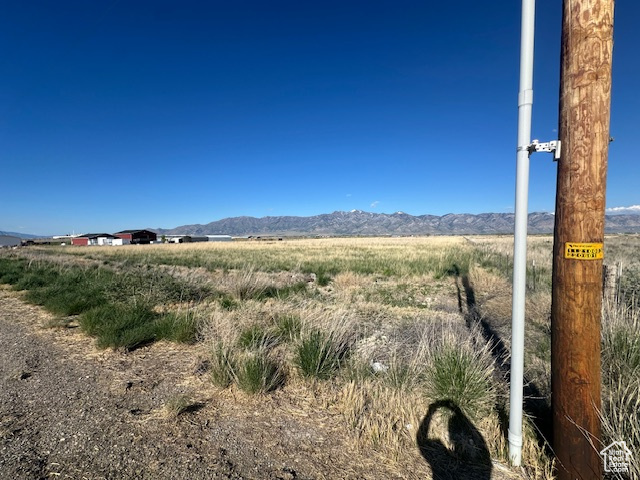 Mountain view featuring rural landscape