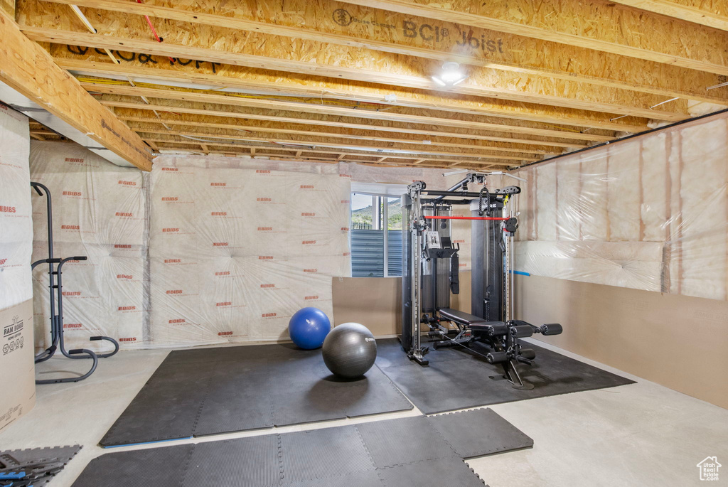 View of exercise room