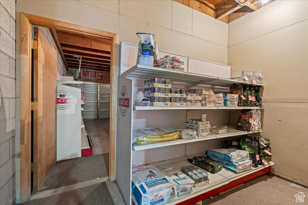 View of storage