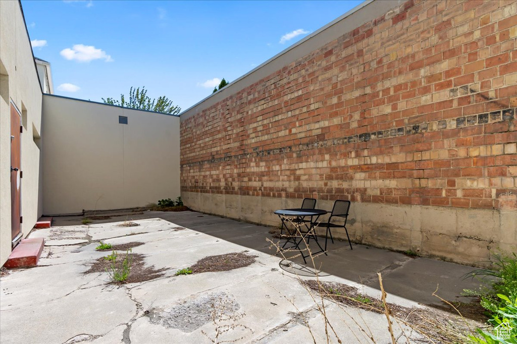 View of patio