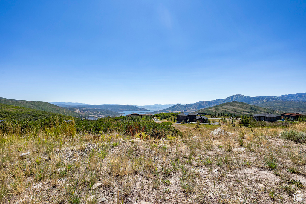 View of mountain background