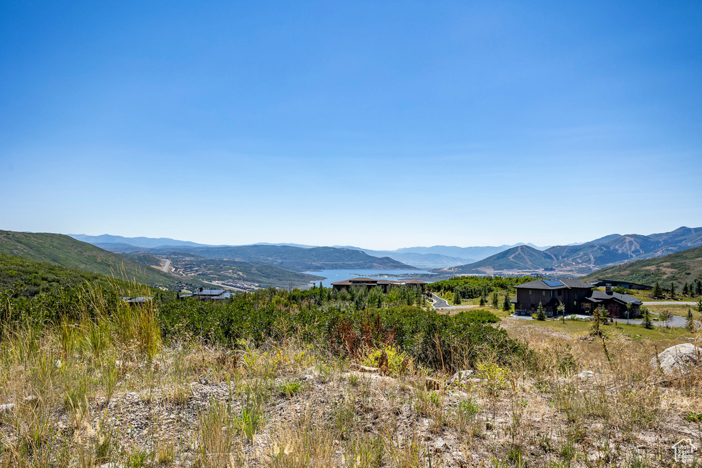 View of mountain background