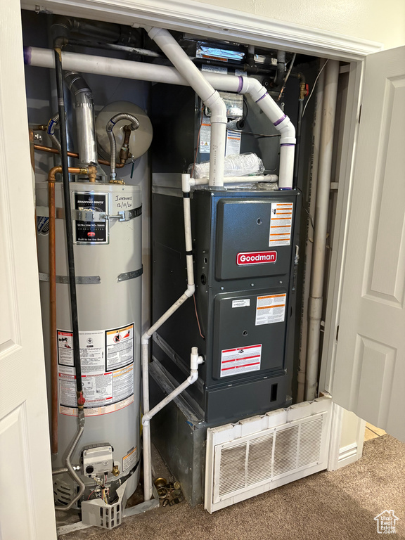 Utilities featuring water heater