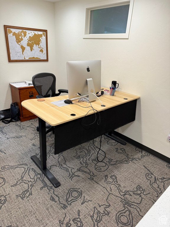 Office featuring baseboards