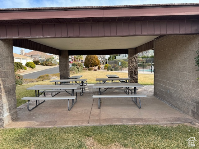 Surrounding community featuring a patio