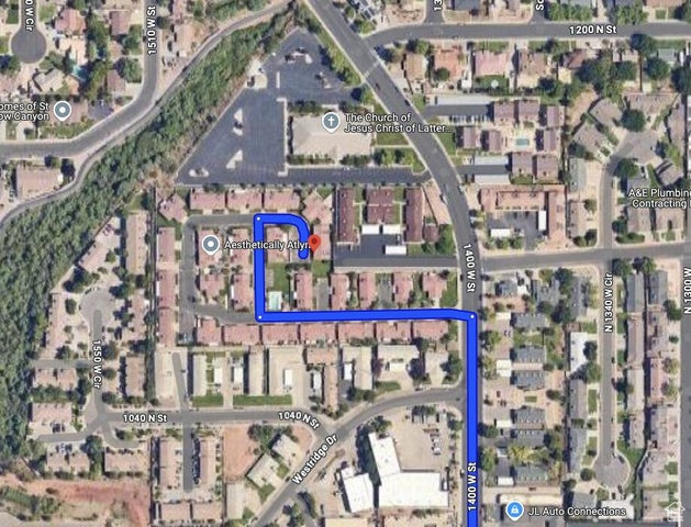 Map of property location featuring property parcel outlined