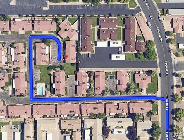 Map of property location with property boundaries highlighted