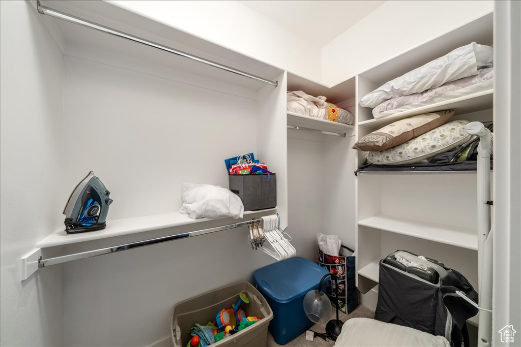 View of spacious closet