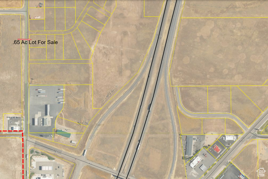 Aerial overview of property\'s location