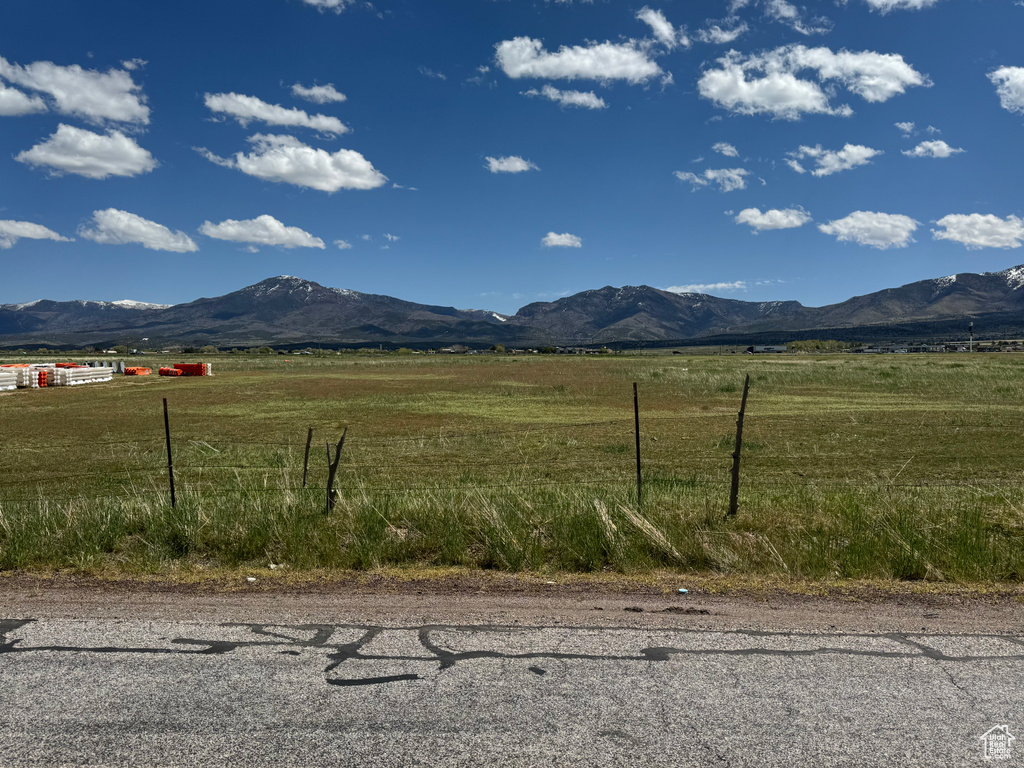 Mountain view featuring rural landscape