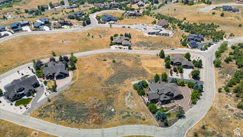 Aerial overview of property\\\'s location with nearby suburban area