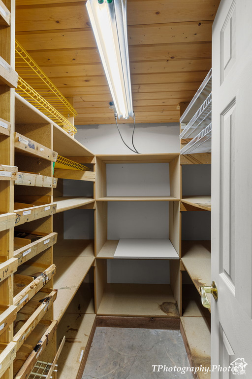View of storage room