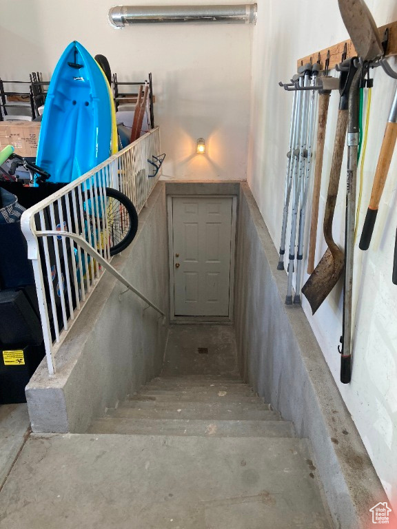 View of stairway