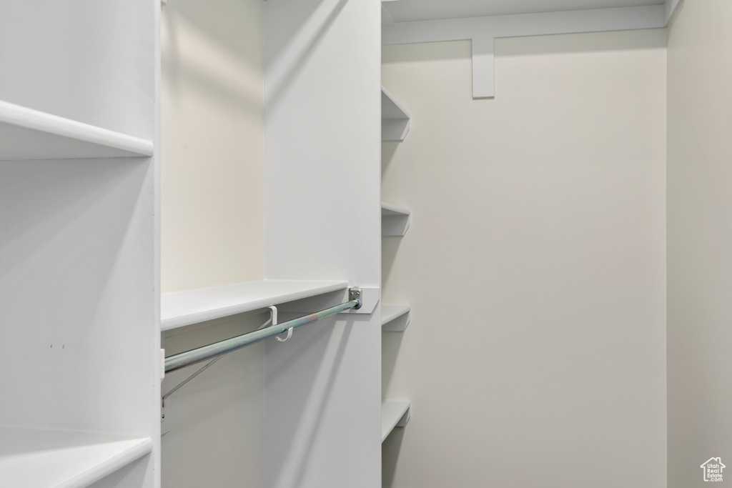 View of spacious closet