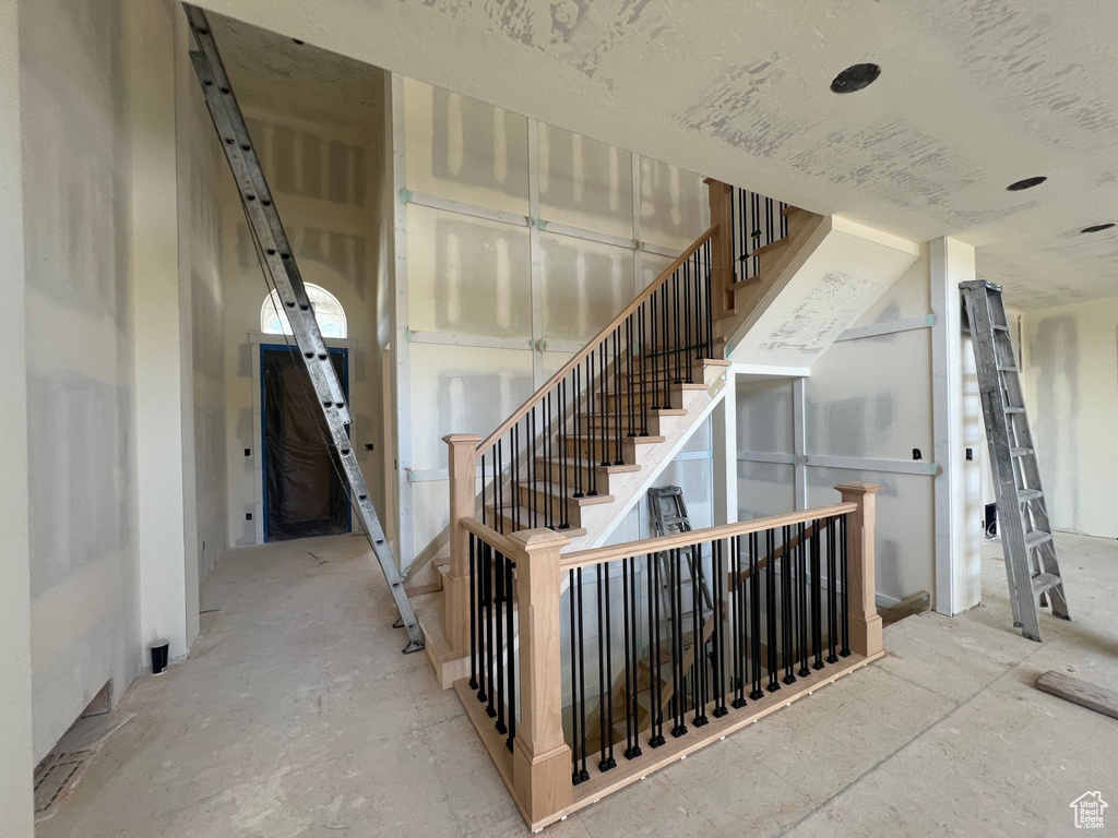 View of stairway