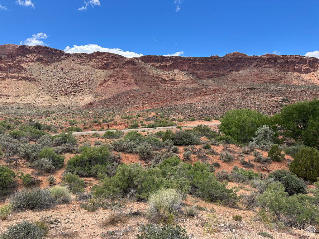 View of mountain background