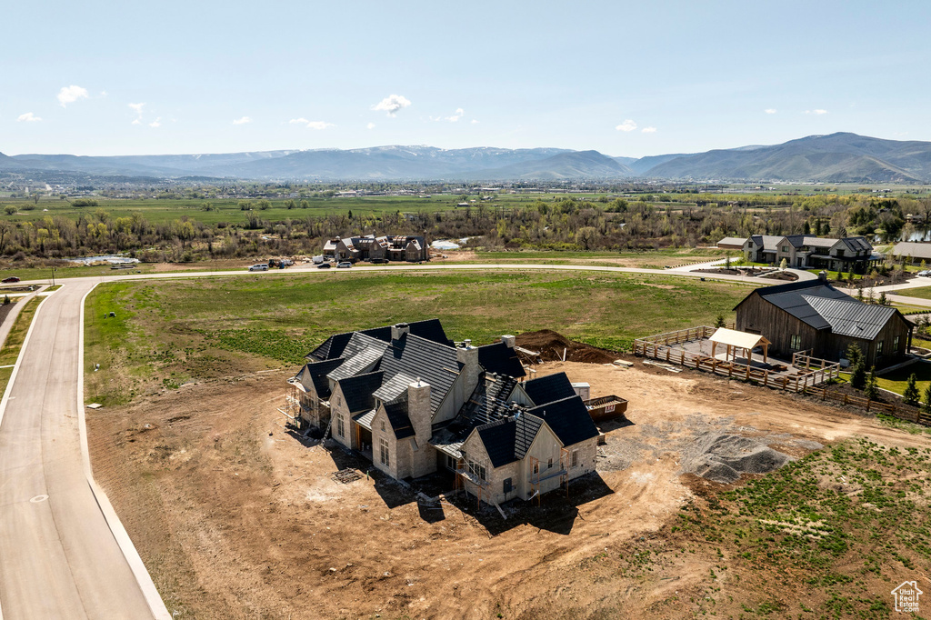 View of rural area featuring a mountainous background