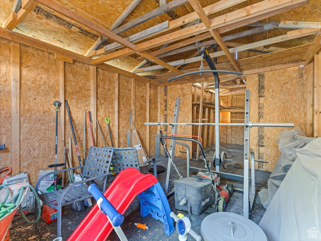 View of storage area