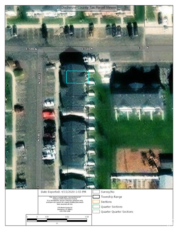 Aerial overview of property\'s location