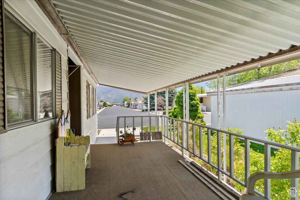 View of patio