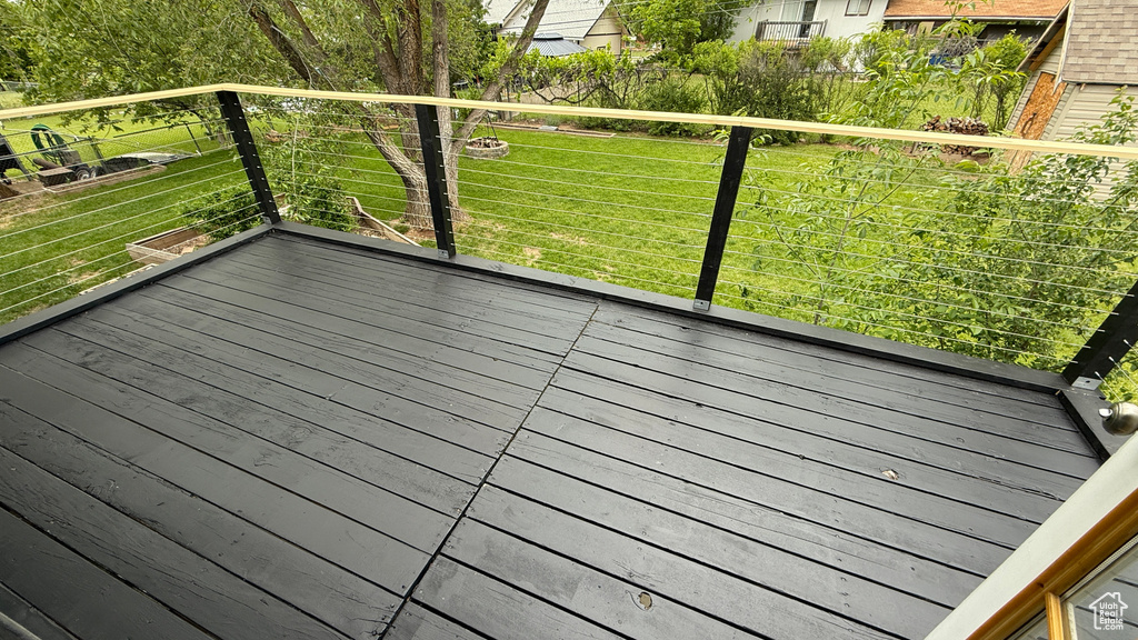 View of deck