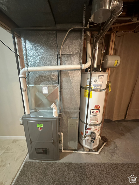 Utilities with water heater