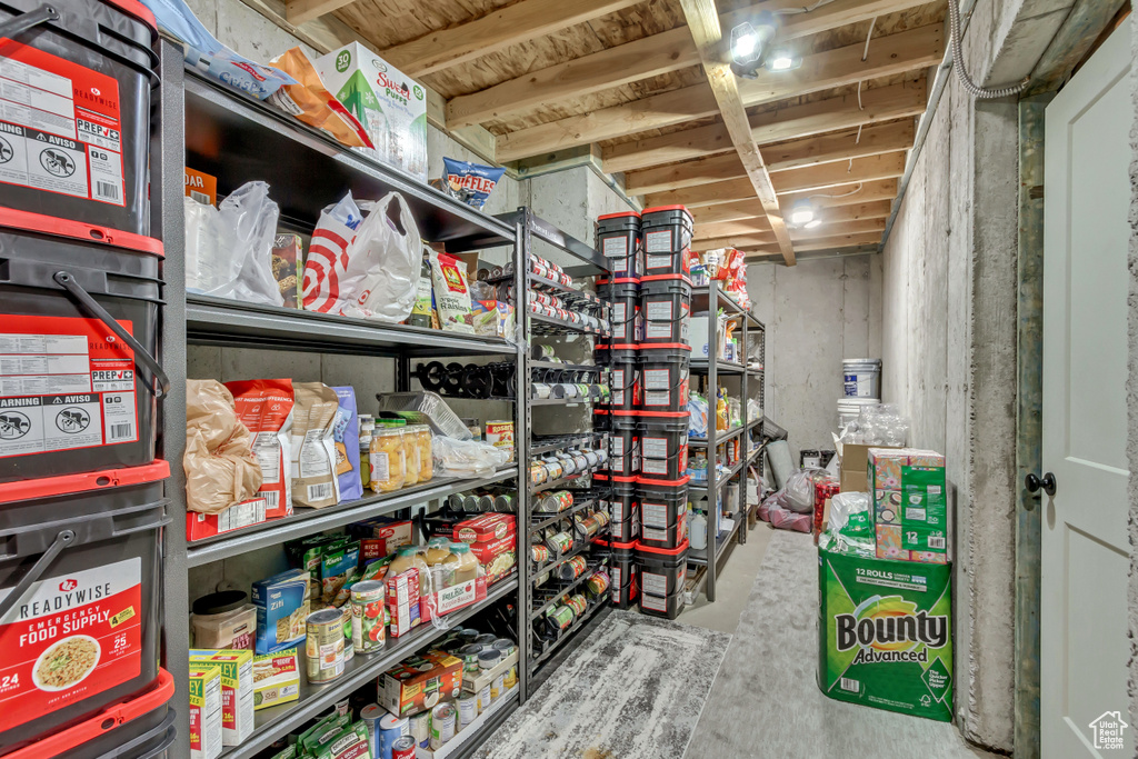 View of storage room