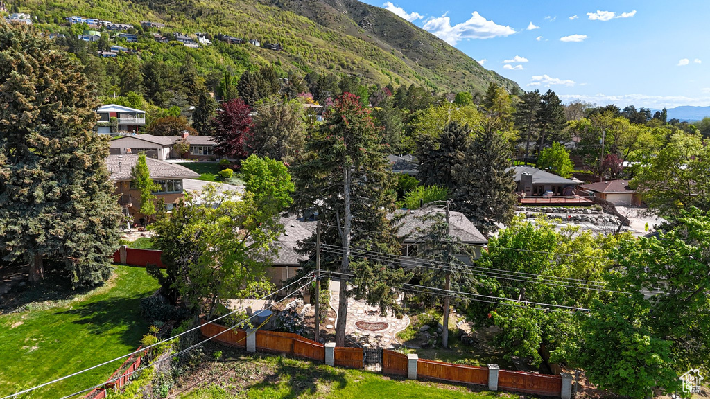 Drone / aerial view of mountains