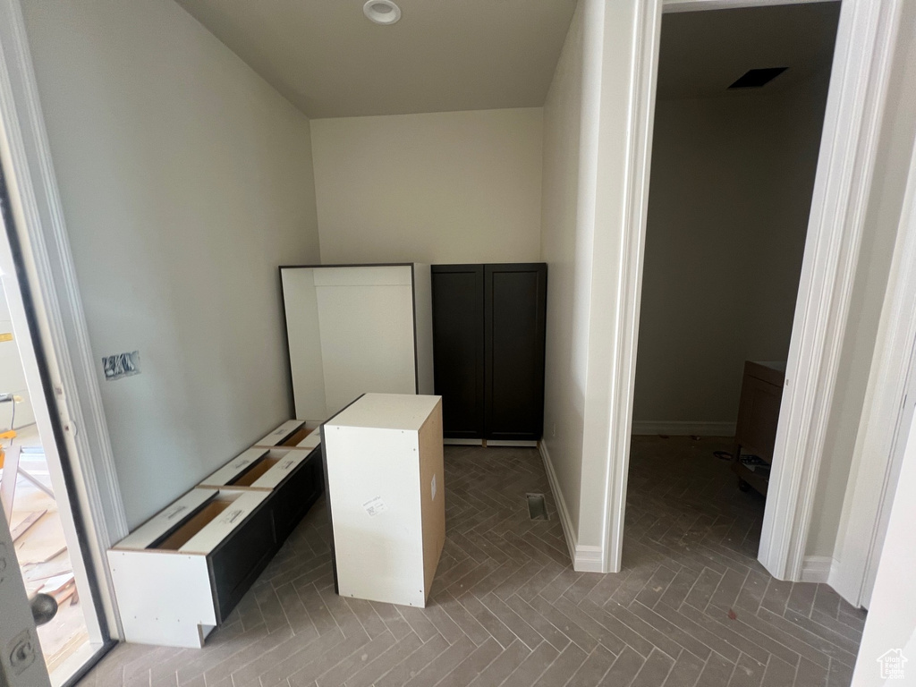 Unfurnished bedroom featuring baseboards